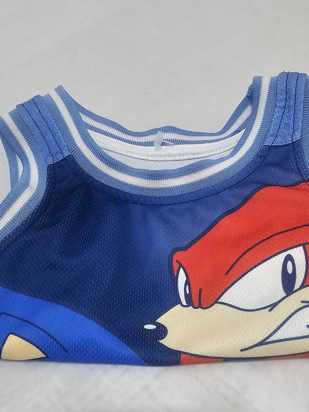 Sonic the Hedgehog Boys' Blue Graphic Tank Top